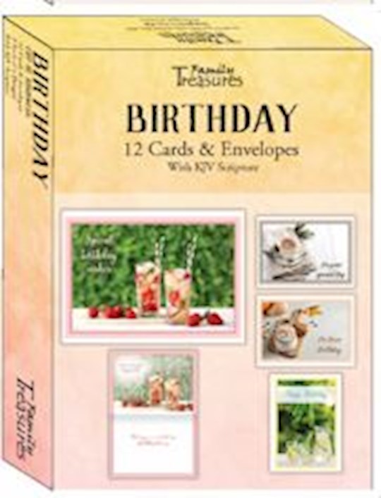 Boxed Card-Birthday-Cup of Kindness (Pack Of 12)