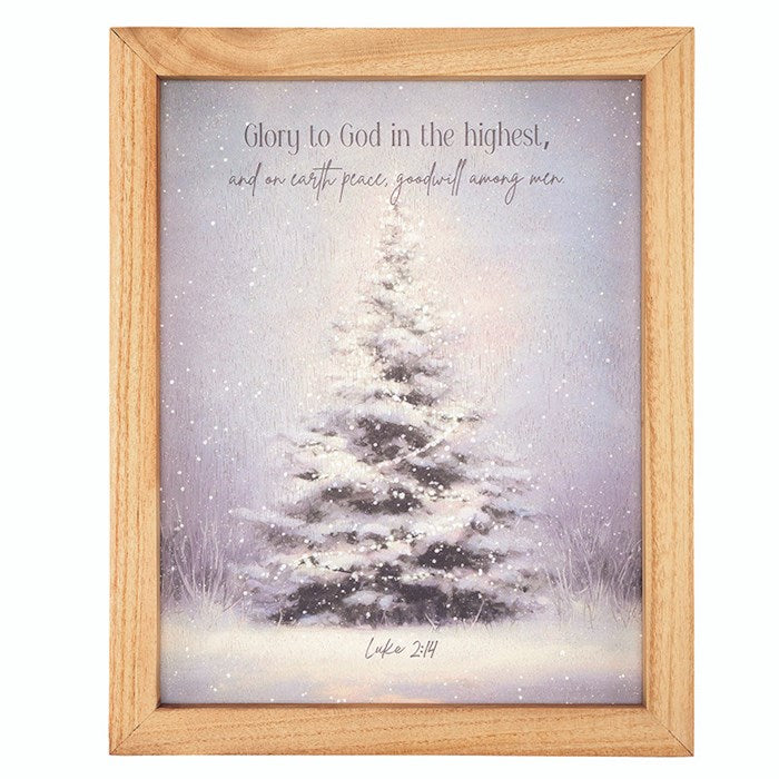 Framed Art-Glory To God In The Highest (12" X 15")
