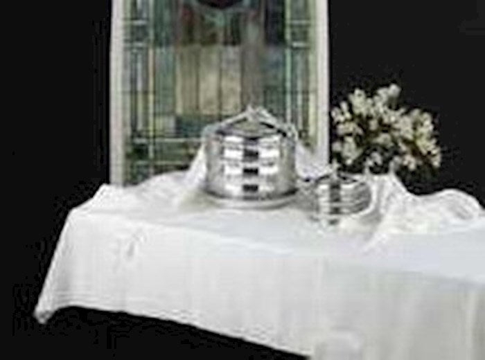 Communion-Element Cover-Linen White-(49" x 72")