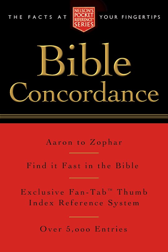 Pocket Bible Concordance (Nelson&