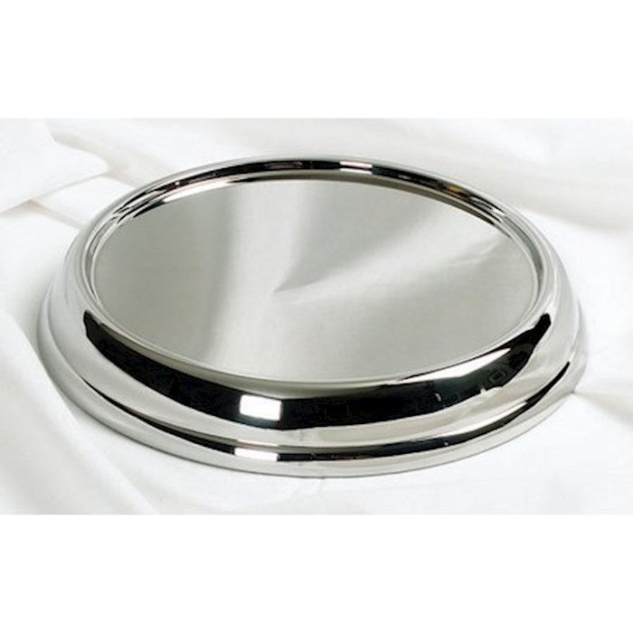 Communion-RemembranceWare-SilverTone-Bread Plate Base-Stacking (Stainless Steel)