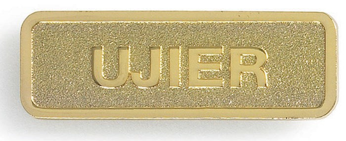 Distintivo para Ujier-Dorado (Badge-Usher-Magnetic Back)-Brass
