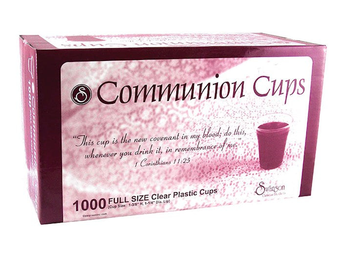 Communion-Cup-Disposable-Clear 1-3/8" (Pack Of 1000)