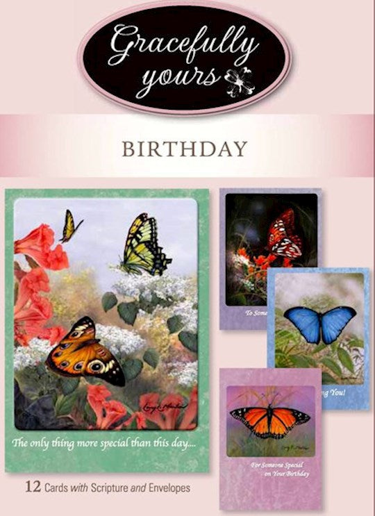 Boxed Card-Birthday-Blessed Birthday