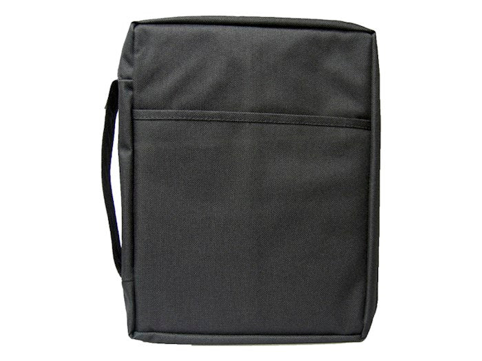 Bible Cover-Canvas-Solid Color-Black-SML