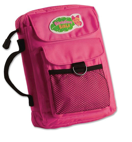 Bible Cover-Adventure Bible-Pink Nylon-Medium