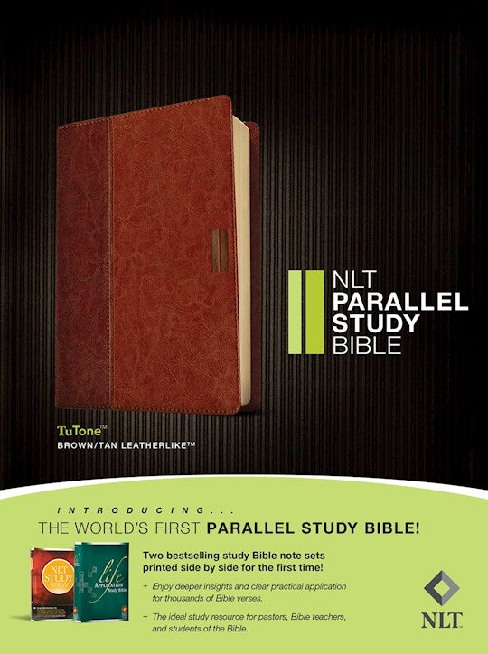 NLT Parallel Study Bible-Brown/Tan TuTone