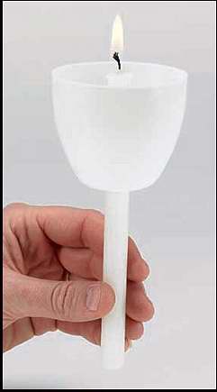 Candle-Reuseable Holder-Torch-Lite Shield (Pack Of 50)