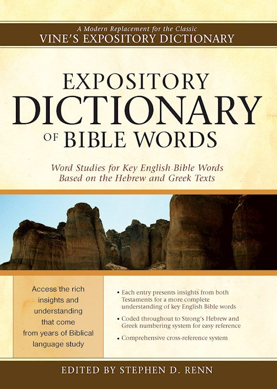 Expository Dictionary Of Bible Words