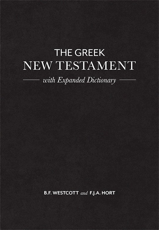 Greek New Testament w/Expanded Dictionary