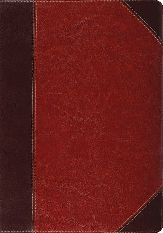 ESV Study Bible-Brown Cordovan Portfolio Design TruTone Indexed