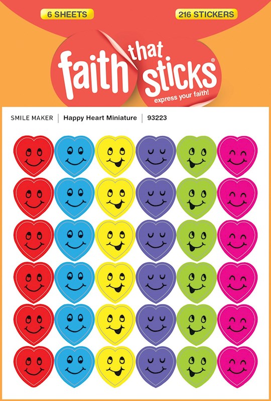 Sticker-Happy Heart Miniatures (6 Sheets) (Faith That Sticks)