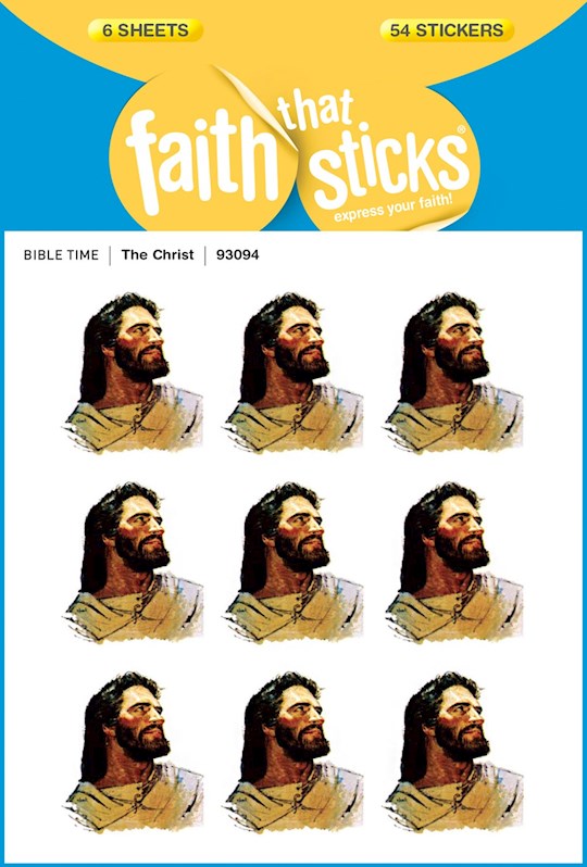Sticker-The Christ (6 Sheets) (Faith That Sticks)