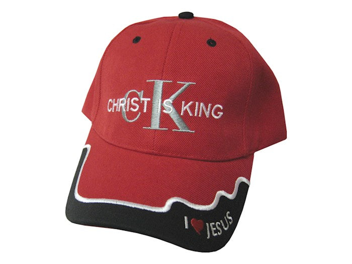 Cap-CK-Christ Is King-Red
