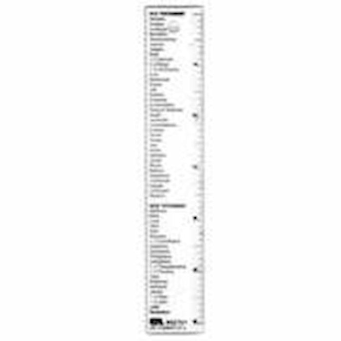 Books Of The Bible Ruler/Bookmark (Assorted Colors)