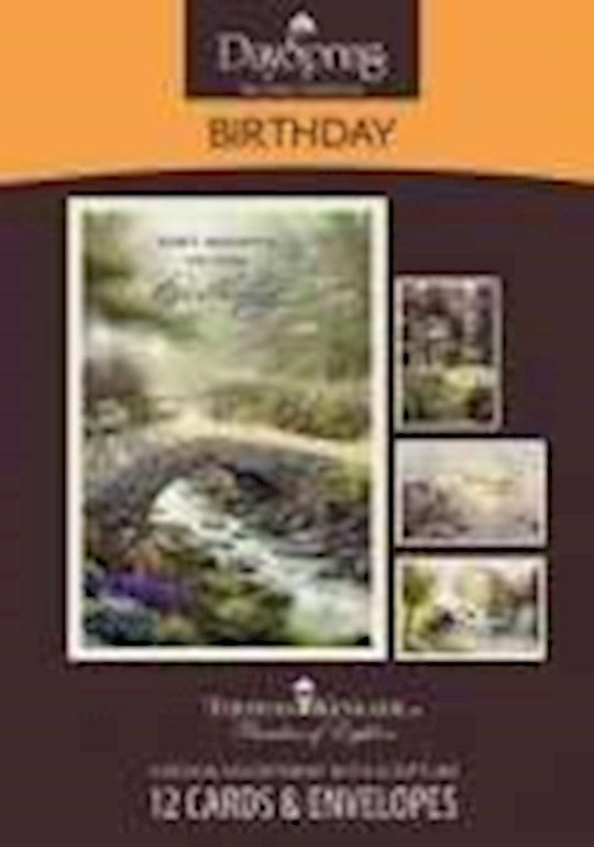 Boxed Card-Birthday-For You-Thomas Kinkade (Box Of 12)-86068