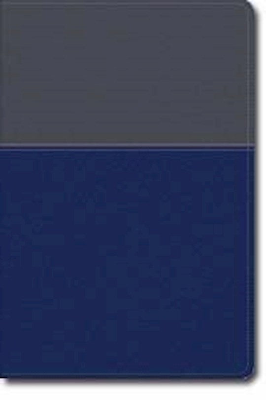 NKJV The Evangelism Study Bible-Gray/Blue Imitation Leather