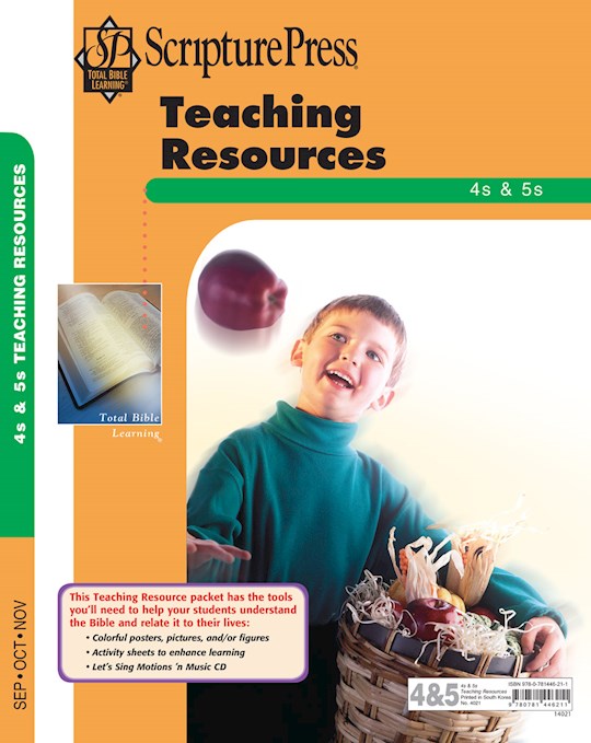 Scripture Press Fall 2026: 4s & 5s Teaching Resources (