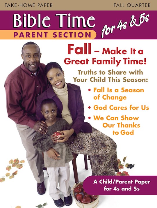 Accent/Scripture Press Fall 2026: 4s & 5s Bible Times (Take Home) (