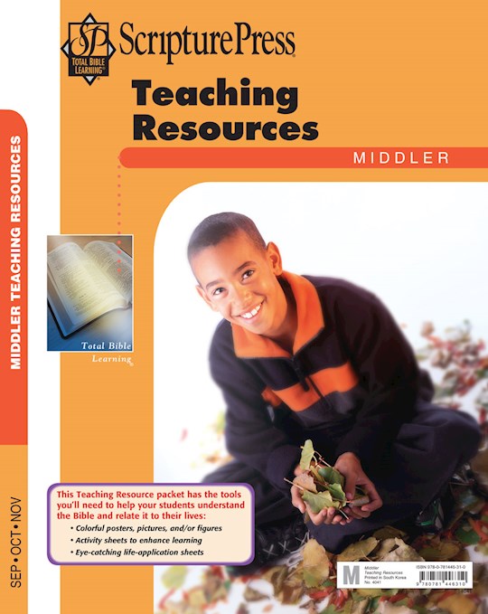 Scripture Press Fall 2026: Middler Teaching Resources (