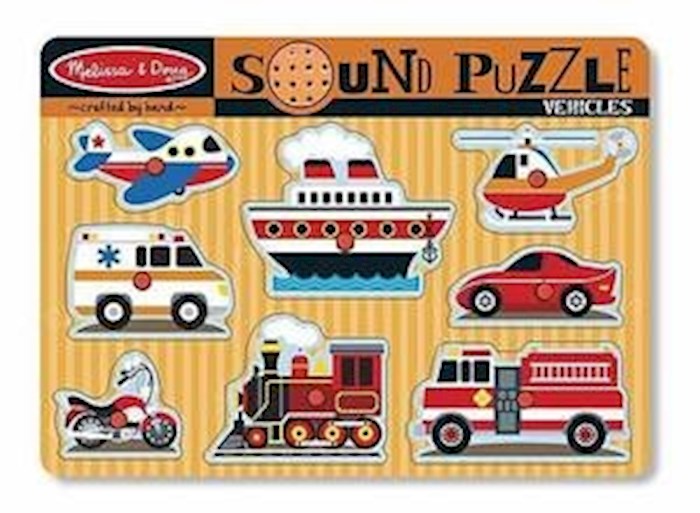 Puzzle-Vehicles Sound Puzzle (8 Pieces) (Ages 2+)