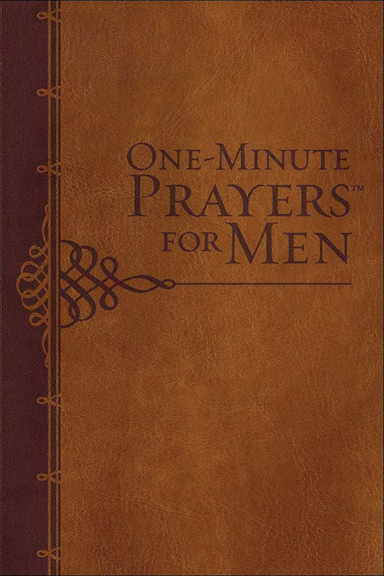 One-Minute Prayers For Men (Gift Edition)-Brown Milano Softone