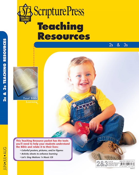 Scripture Press Summer 2026: 2s & 3s Teaching Resources (