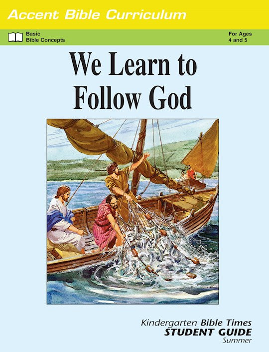 Accent Summer 2026: Kindergarten 4s & 5s Bible Times (Student Guide) (