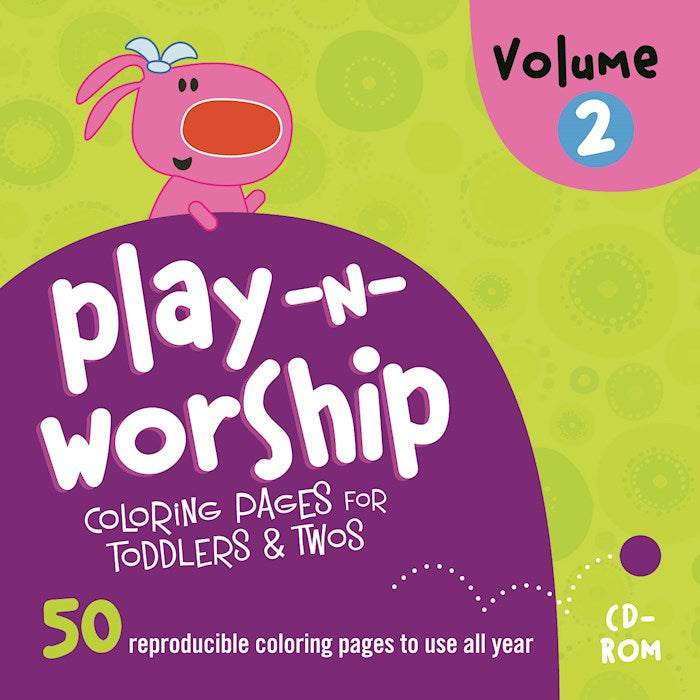 Play-N-Worship For Toddlers & Twos Coloring Pages CD-V2