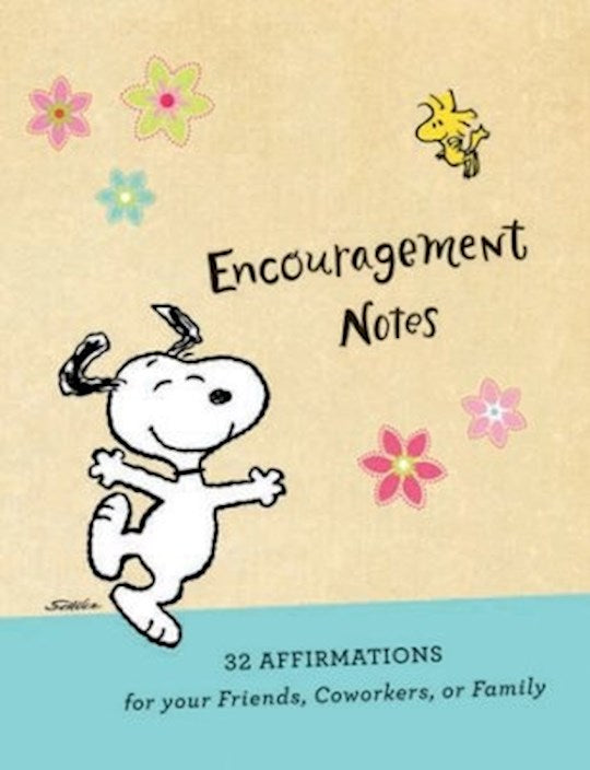 Note Card-Peanuts Encouragement Notes (Pack of 32)