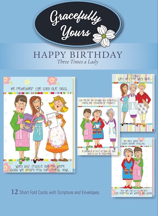 Boxed Card-Birthday-Three Times A Lady-Church Kitchen Ladies