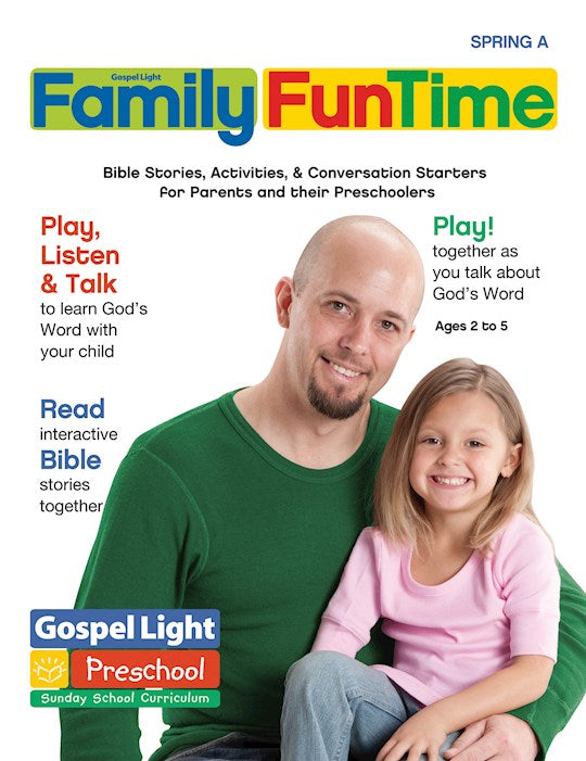 Gospel Light Spring 2026: Preschool/Pre-K/Kindergarten Family Funtime Pages (Ages 2-5)-Year A (