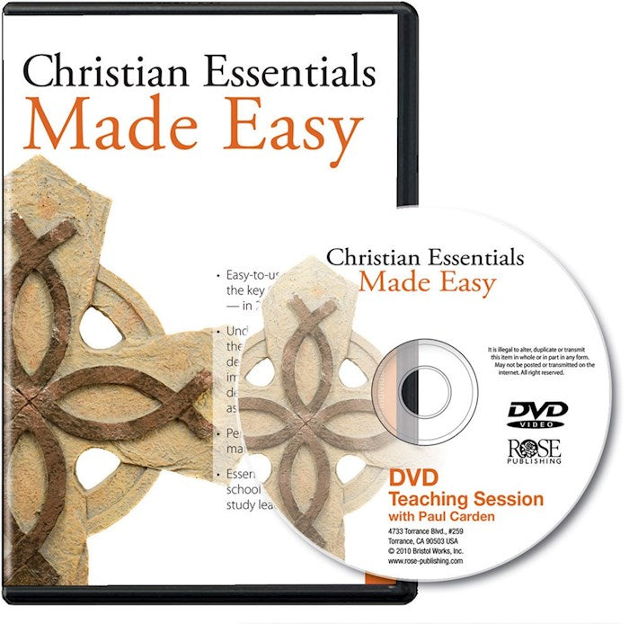 DVD-Christian Essentials Made Easy DVD-Based Study