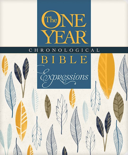 NLT The One Year Chronological Bible Creative Expressions-Deluxe Leaves Softcover