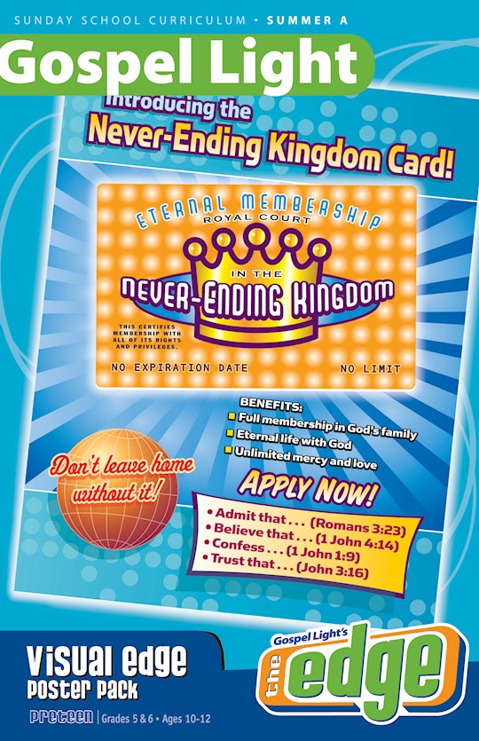 Gospel Light Summer 2026: Preteen Visual Edge Poster Pack (Grades 5 & 6)-Year A (