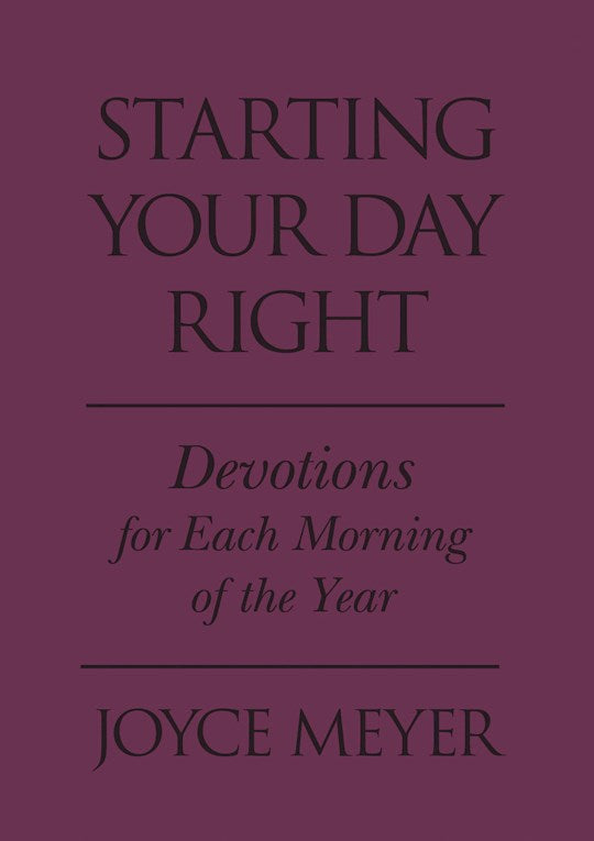 Starting Your Day Right-Purple Euroluxe Imitation Leather