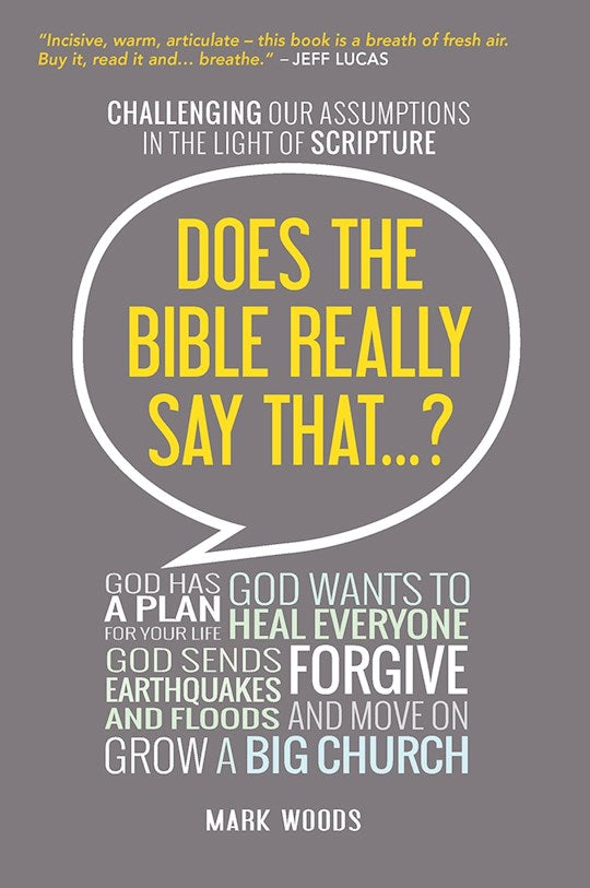 Does the Bible Really Say That...?