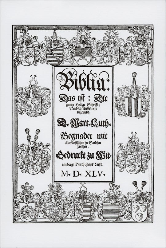 Biblia Germanica Leseprobe-Hardcover (Not Available-Out Of Print)