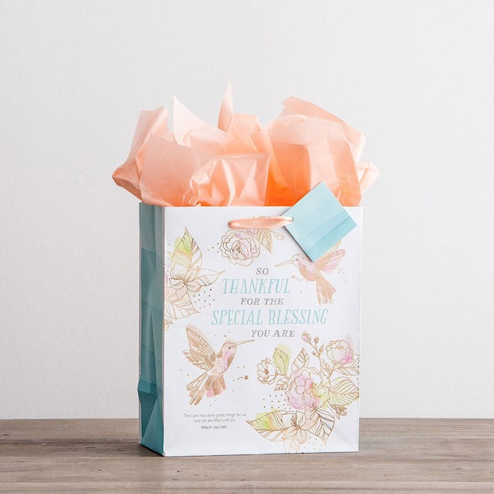 Gift Bag-Specialty-Special Blessing-Psalm 126:3-Medium