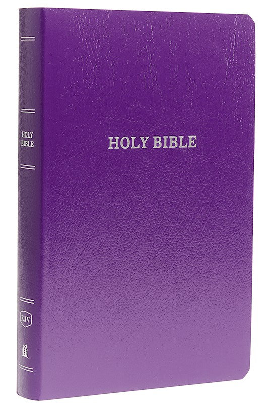 KJV Gift & Award Bible (Comfort Print)-Purple Leatherflex