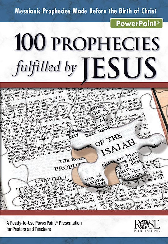 Software-100 Prophecies Fulfilled By Jesus-PowerPoint