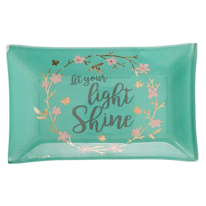 Trinket Tray-Let Your Light Shine (6 1/8" x 3 3/4")