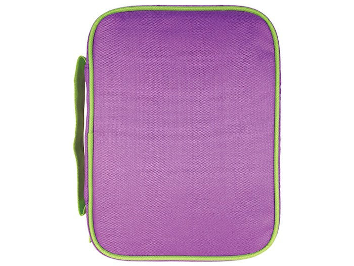 Bible Cover-Colorful-Purple/Lime Green-LRG