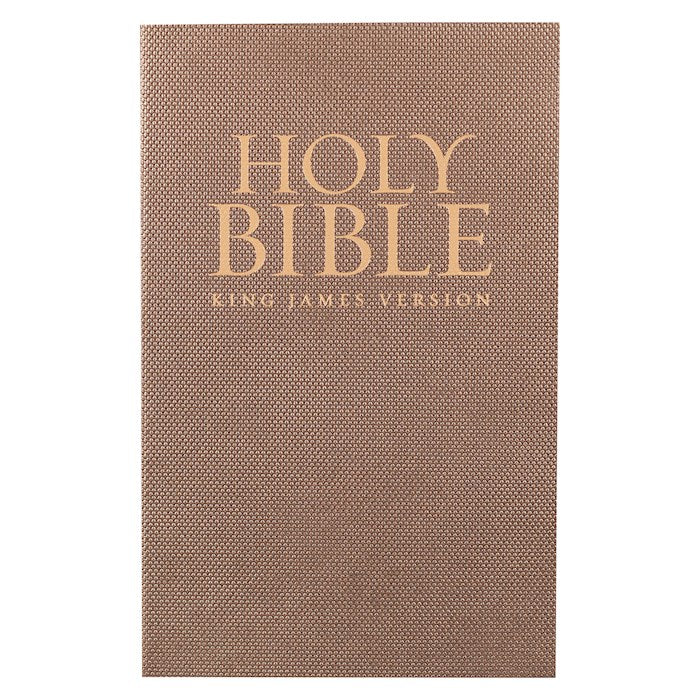 KJV Gift And Award Bible-Antique Gold Softcover