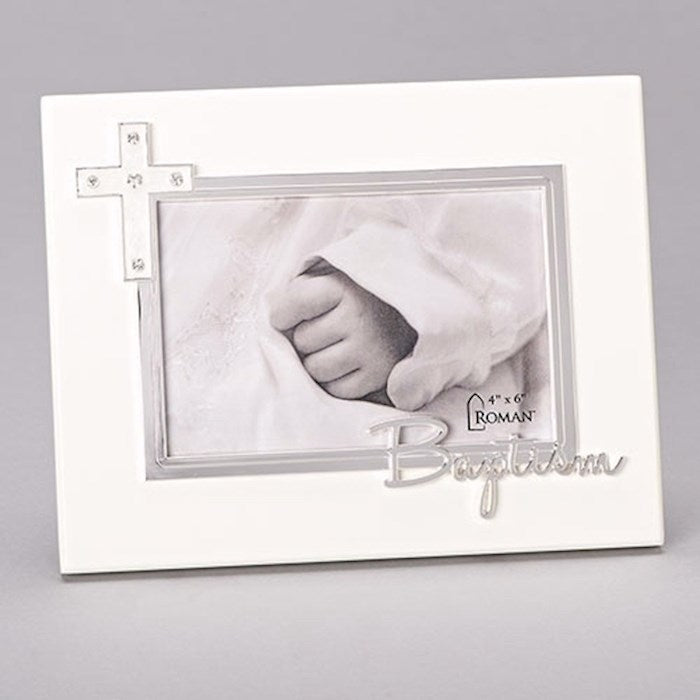 Frame-Baptism-Horizontal w/Script (7")