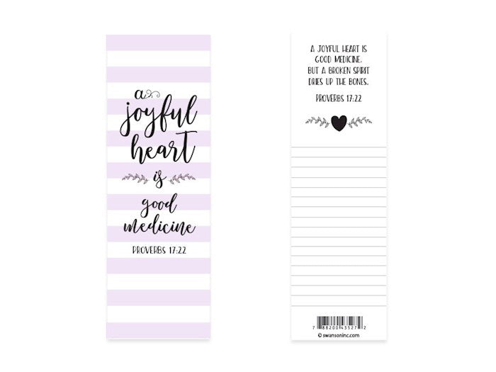 Bookmark-Joyful Heart (Pack Of 25)