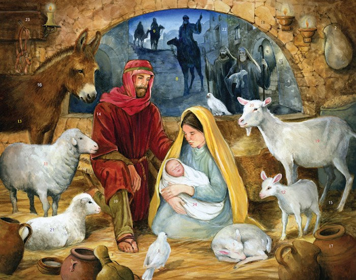 Calendar-Advent: Emmanuel (11 x 14)-Large