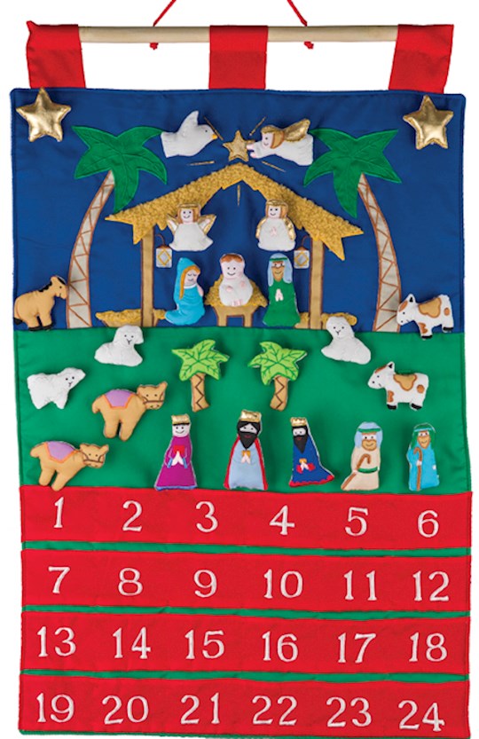 Calendar-Advent: Nativity (16 x 20)-Fabric