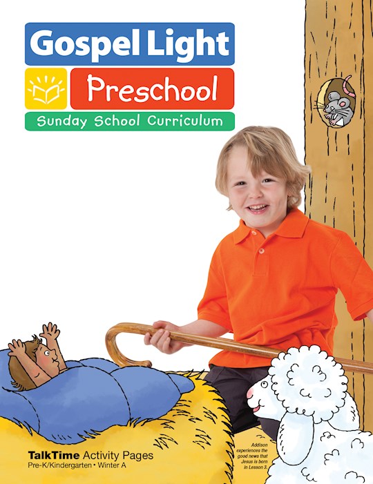 Gospel Light Winter 2023-2024: Pre-K/Kindergarten Talktime Activity Pages (Ages 4 & 5)-Year A (