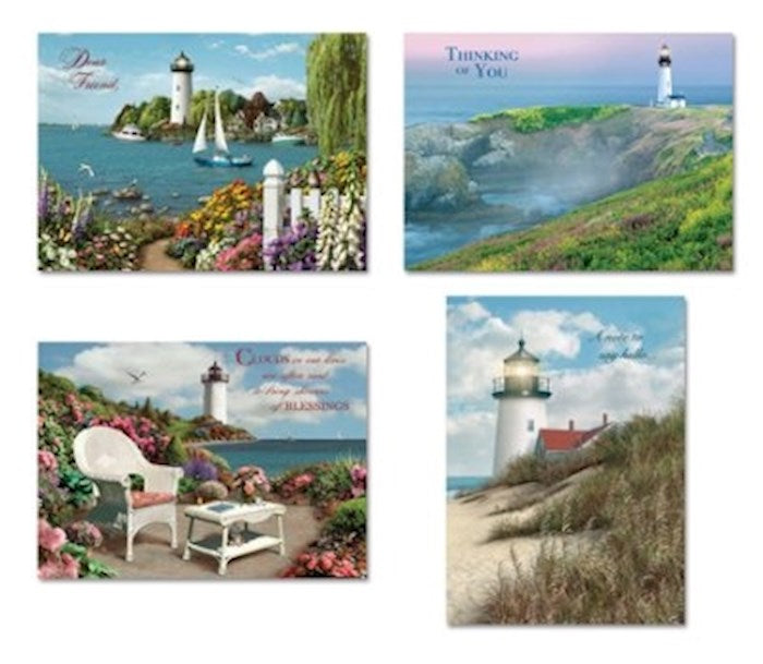 Boxed Card-Thinking Of You 1-Coastal (Shared Blessings) (Box Of 12)